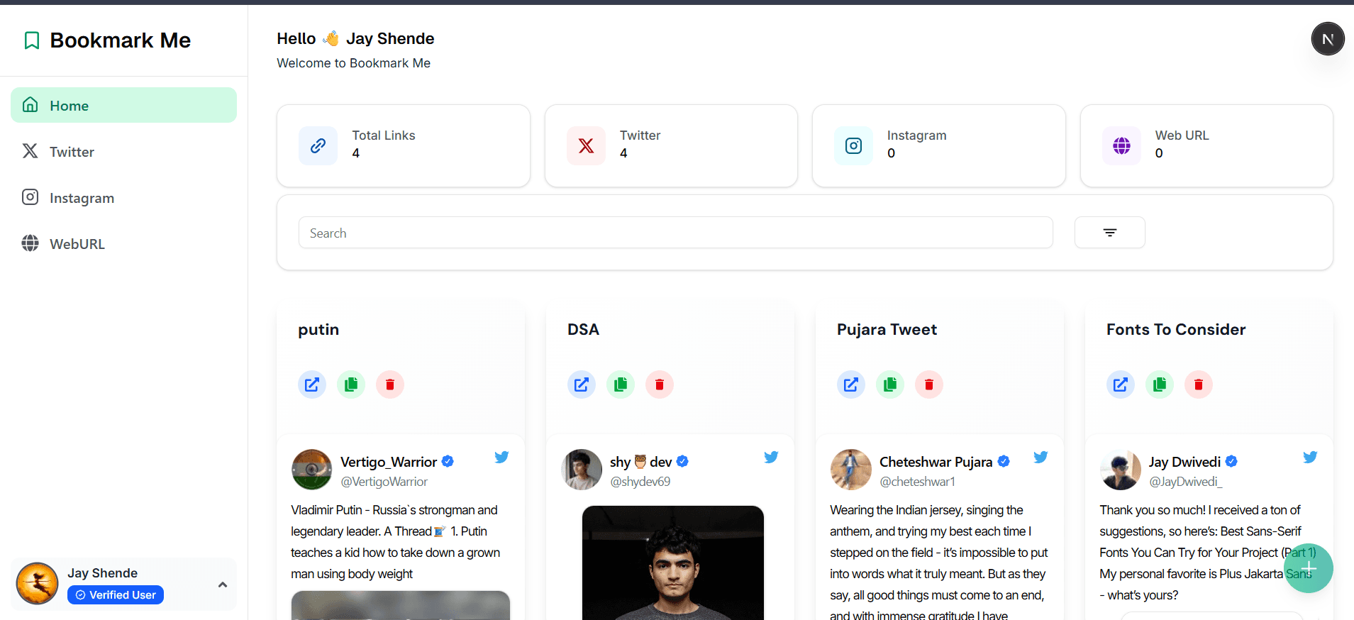 BookmarkMe App Preview